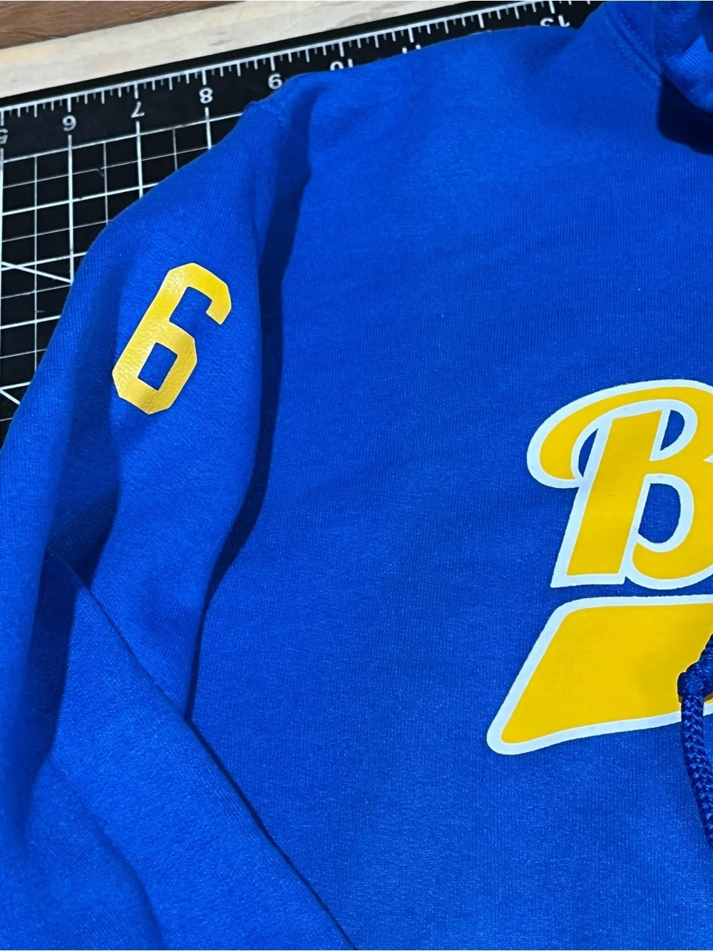 Gildan Royal Blue UCLA Bruins Hockey Crewneck Hoodie